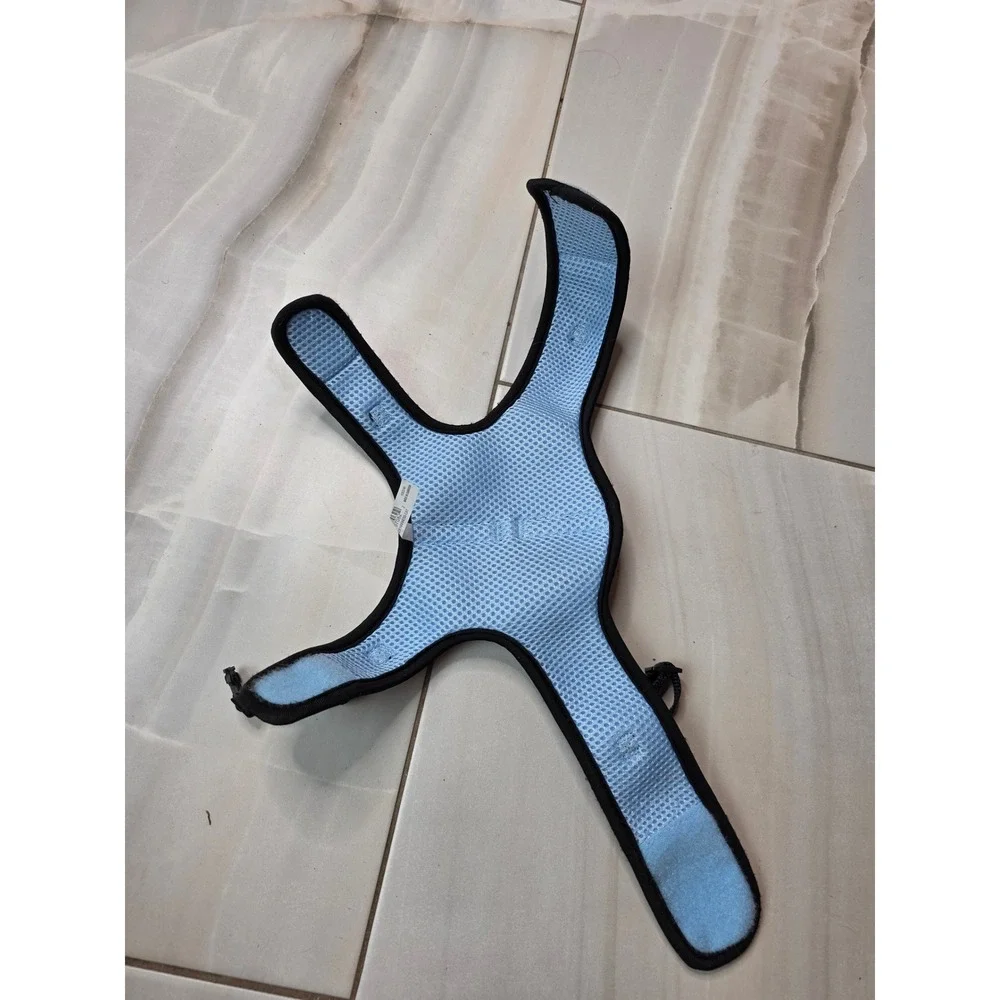 Blue and Black Checkered Mesh Cat Harness‎ Adjustable Small Pet Vest B2
